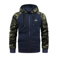 Warm en comfortabel heren camo fleecejack – Ethan