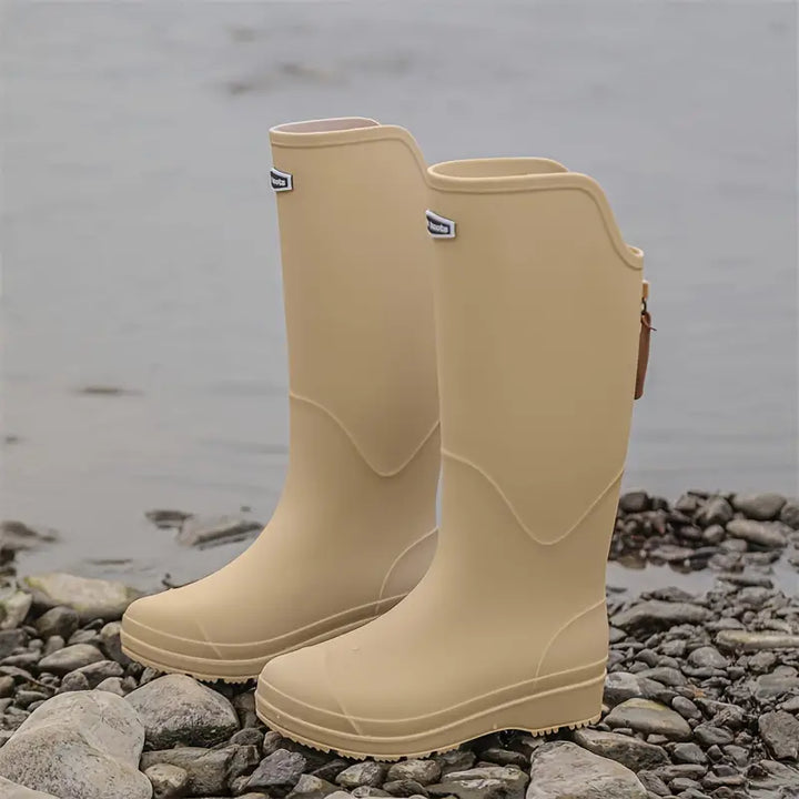 Waterdichte Dames Regenlaarzen van PVC met antislipzool - Corina