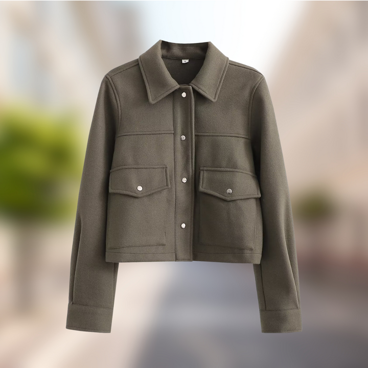 Women's Wool Coat in Casual Style for Autumn – Amara
