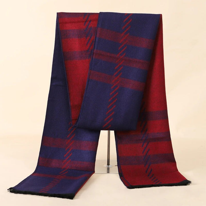 Sammy Jackson™ Checked Scarf | Stylish and warm cashmere scarf