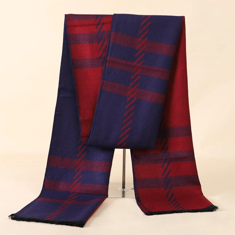 Sammy Jackson™ Checked Scarf | Stylish and warm cashmere scarf