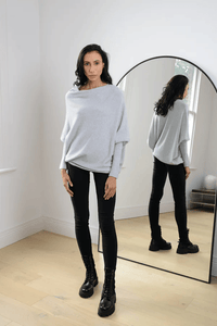 Trendy Off-Shoulder Sweater for Women - Livia