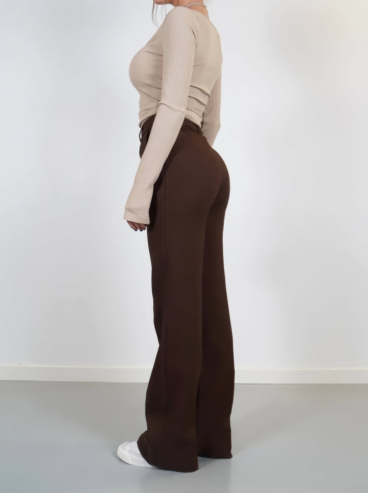 Stylish High-Waisted Pants - Luna