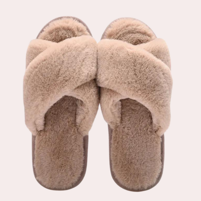 Warm Crossband Slippers for Women - Maëlle