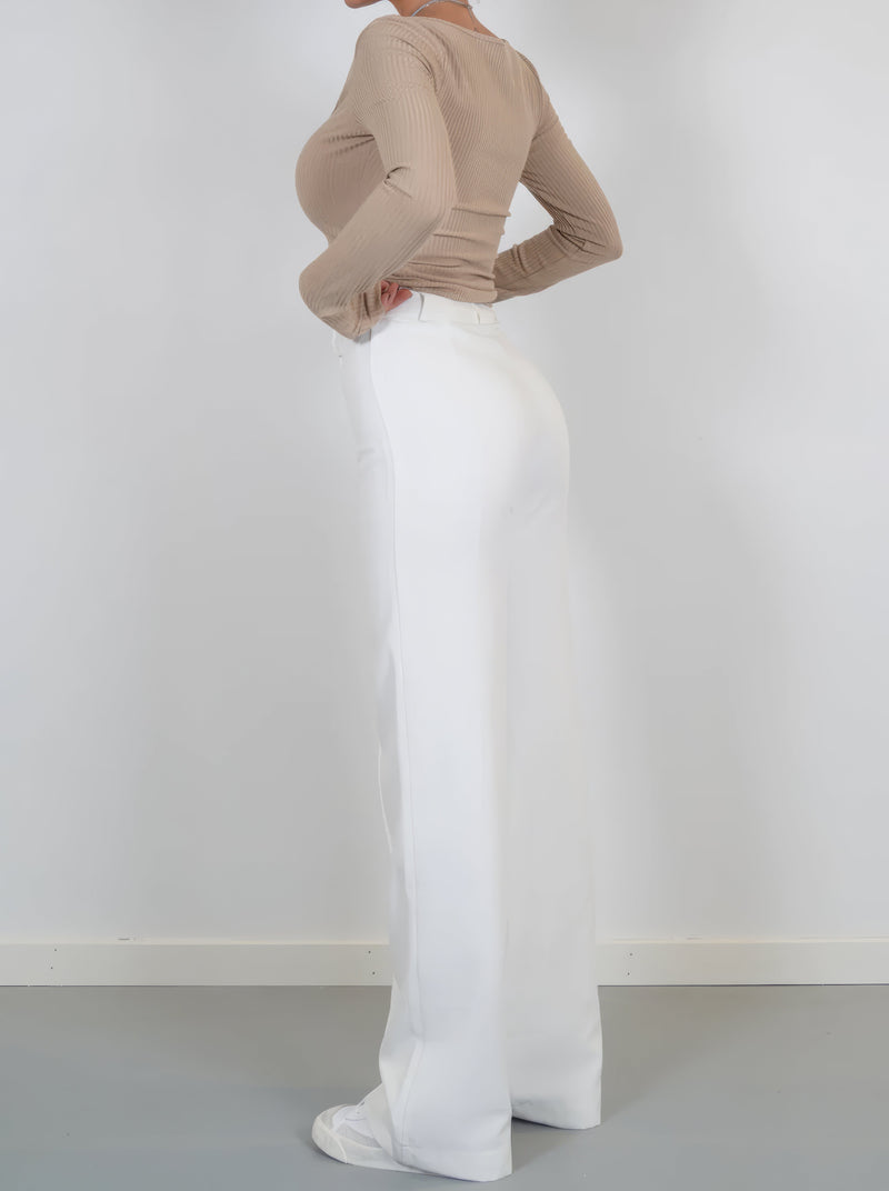 Stylish High-Waisted Pants - Luna