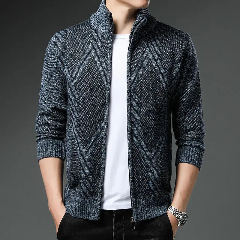 Sammy Jackson™ StripeZip Vest | Trendy striped winter vest