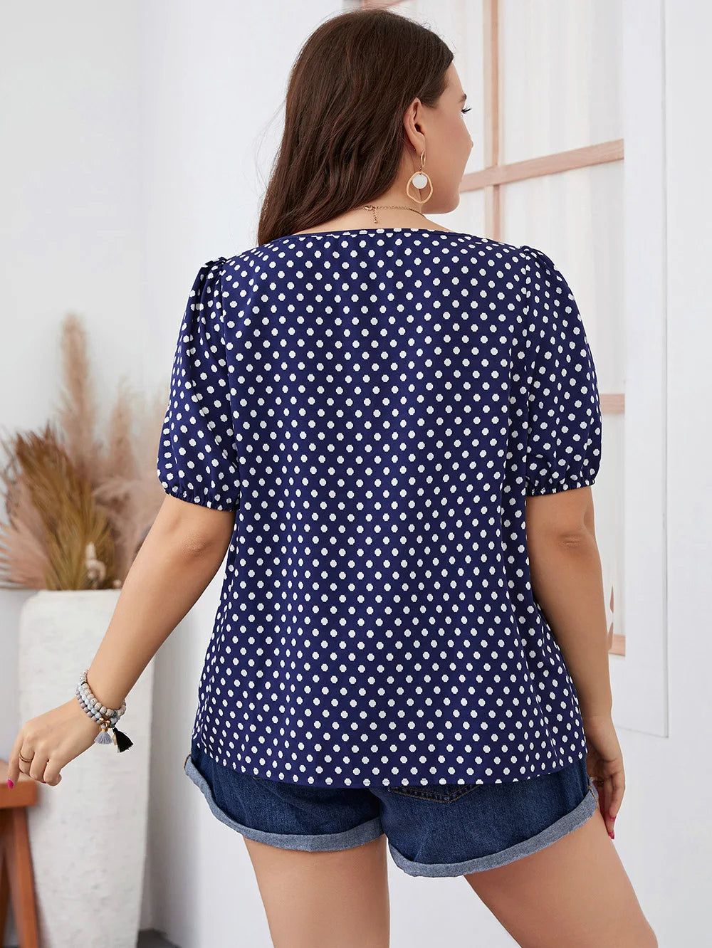 Sammy Jackson™ Jade Plus-Size Top | Zomers & Stijlvol