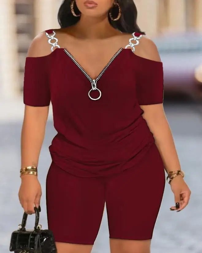 Sammy Jackson™ Hanneke Plus Size Playsuit | Trendy & Zomers