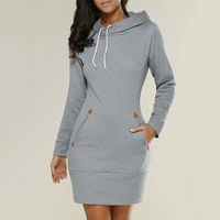 Hoody Sweatjurk met Zakken - Isabella