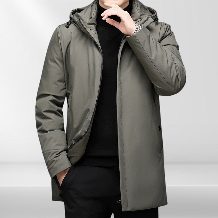 Classic men's coat with down filling – Matteo