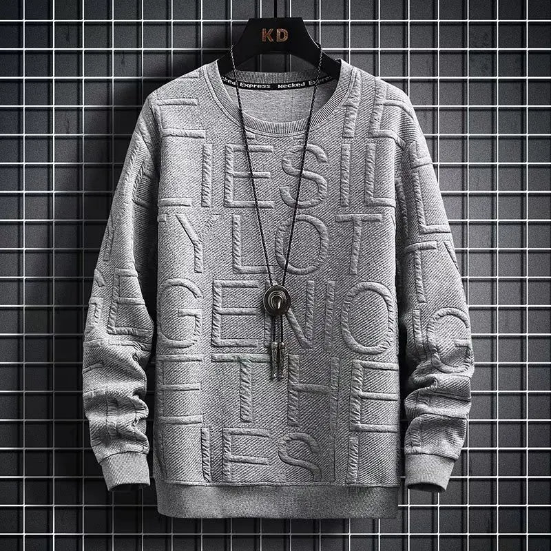 Sammy Jackson™ Jeroen Sweater | Trendy sweater met letterprint