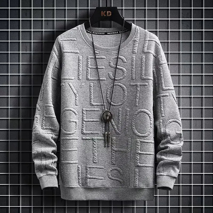 Sammy Jackson™ Jeroen Sweater | Trendy sweater met letterprint