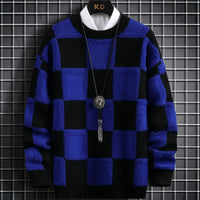 Sammy Jackson™ Luxe Plaid Trui | Zachte warme trui van kasjmier