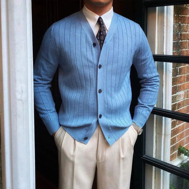 Sammy Jackson™ Tijn Sweter Dzianinowy | Stylowy sweter o dopasowanym kroju