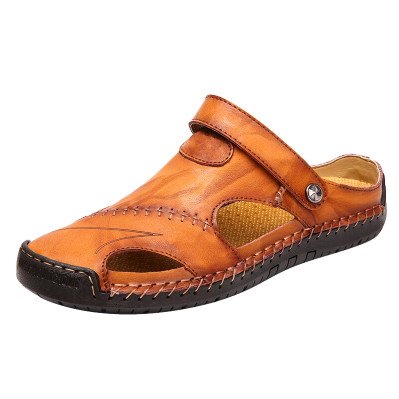 Orthopedic Leather Men's Sandals – Marco
