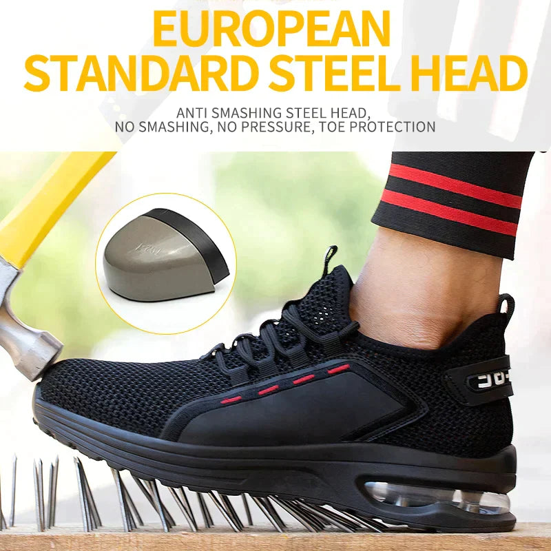 Ultralight Safety Shoes with Steel Toe – SteelFlex One