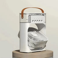 3-in-1 Ventilator met 7-Kleuren LED Licht - BreezeMaster Pro