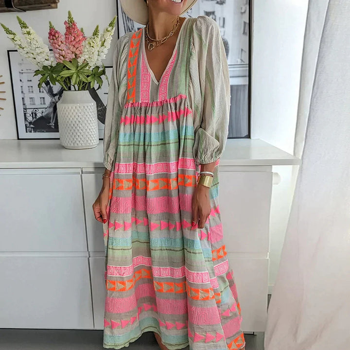 Maxi Summer Dress with Ombre – Solenne