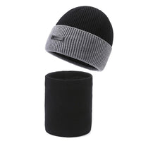 Sammy Jackson™ Wool Beanie Set | Chill knitted men's hat and scarf