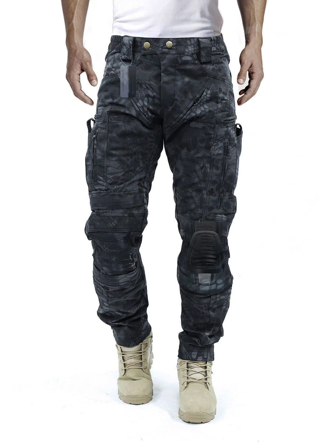 Functional Men's Cargo Pants with Knee Protection – Bram