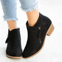 Orthopedic Leather Ankle Boots - Helena