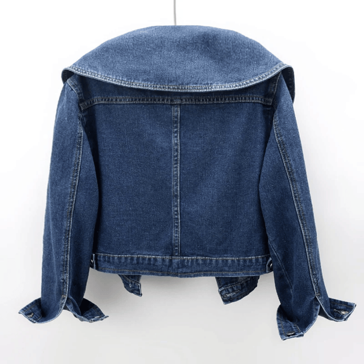 Dames Denimjasje met Matrozenkraag – Giovanna