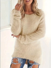 Gebreide Pullover met Ronde Hals - Camille