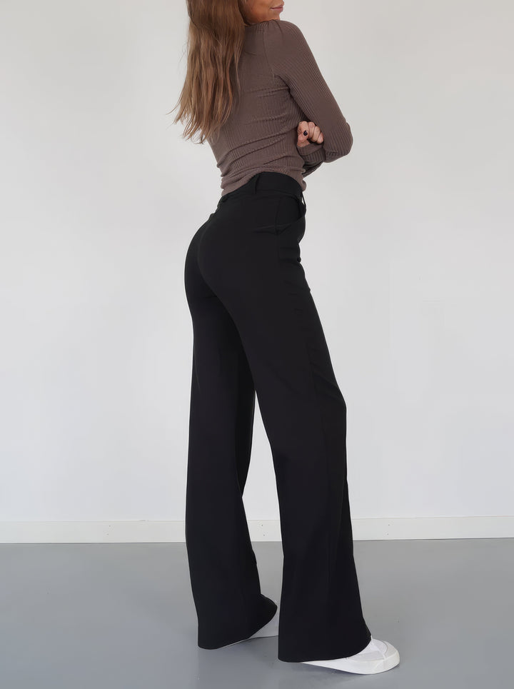Stylish High-Waisted Pants - Luna