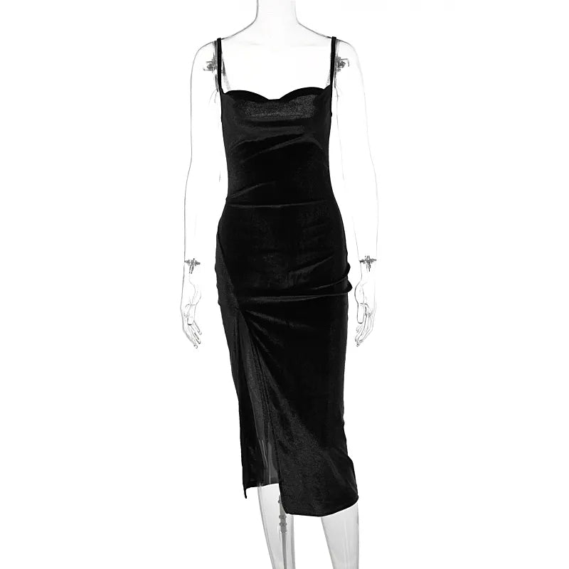 Sammy Jackson™ Sukienka Maxi Nora | Aksamitna i Stylowa