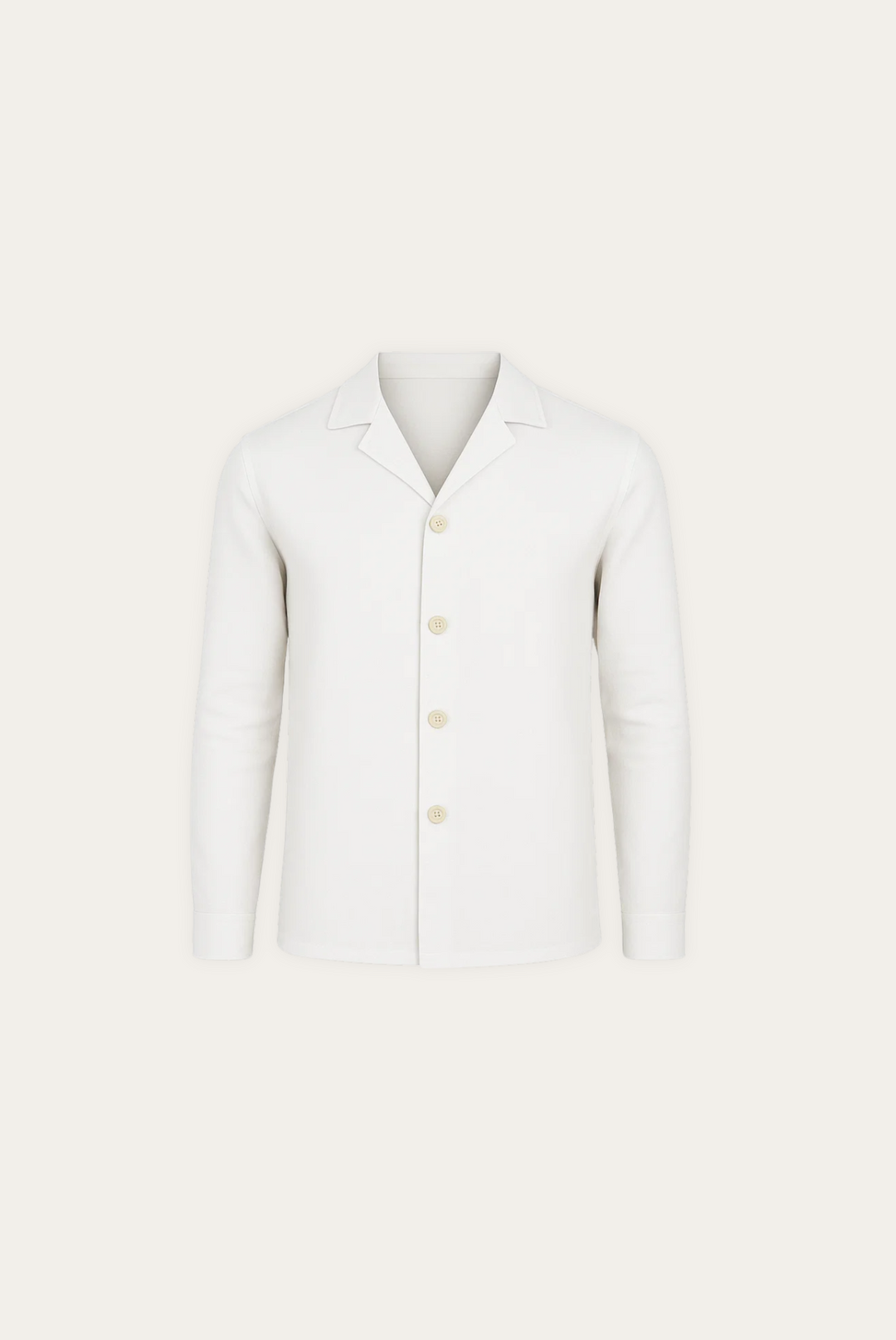 Light & Stylish White Linen Men's Shirt – Lucien