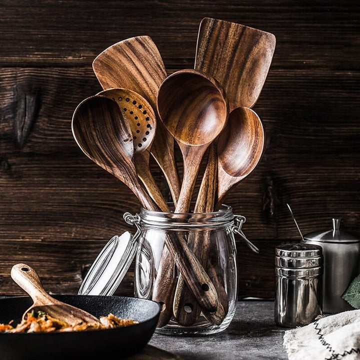 Natural Wooden Kitchen Set - RustiCook