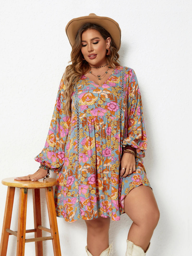 Sammy Jackson™ Jennifer Plus-Size Zomerjurk | Rustiek & Casual
