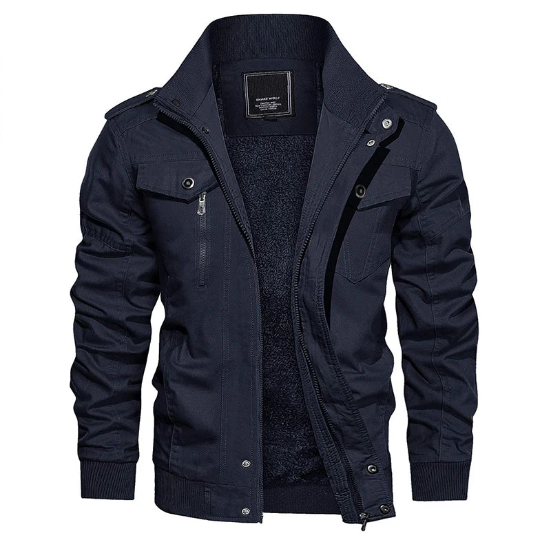 Sammy Jackson™ Abel Winter Bomber Jacket | Warm Tough Winter Coat