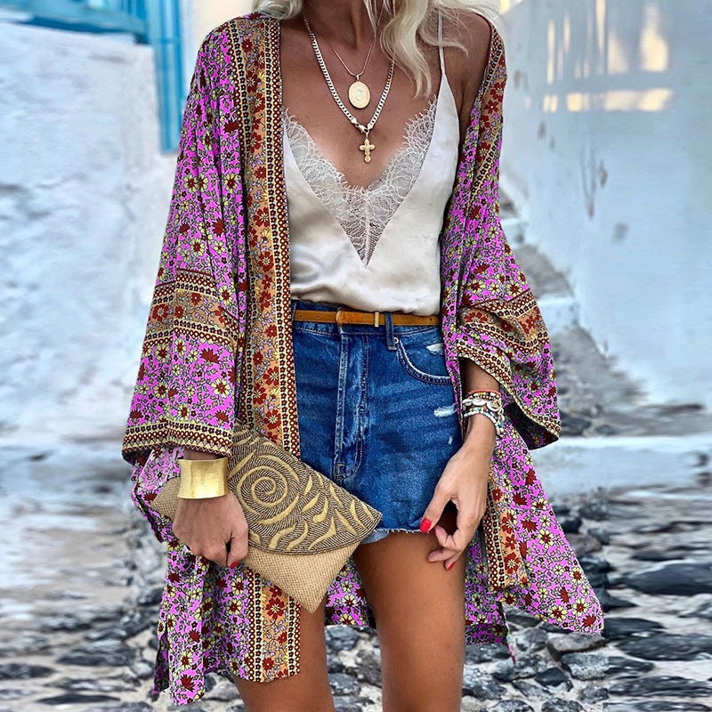 Trendy boho women's vest with pattern – Elara