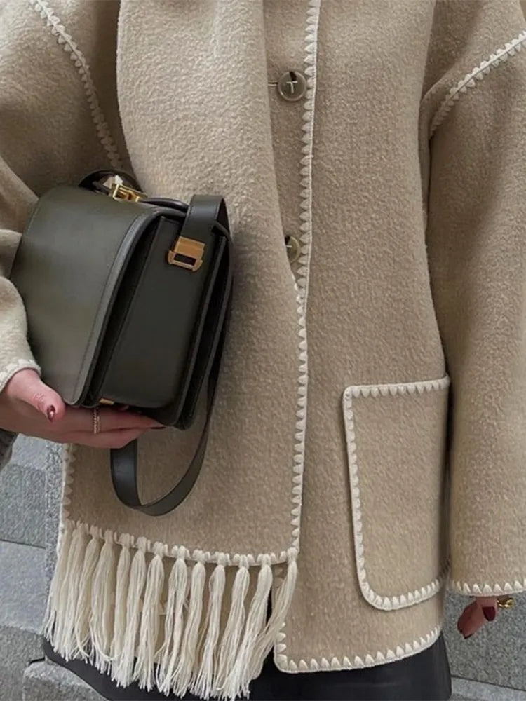 Long Wool Women's Coat for Autumn – Amelie