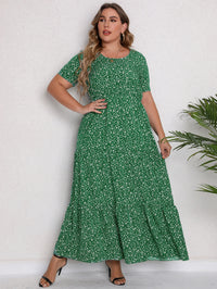 Sammy Jackson™ Stella Plus-Size Maxi-Jurk | Kleurrijk & Stijlvol