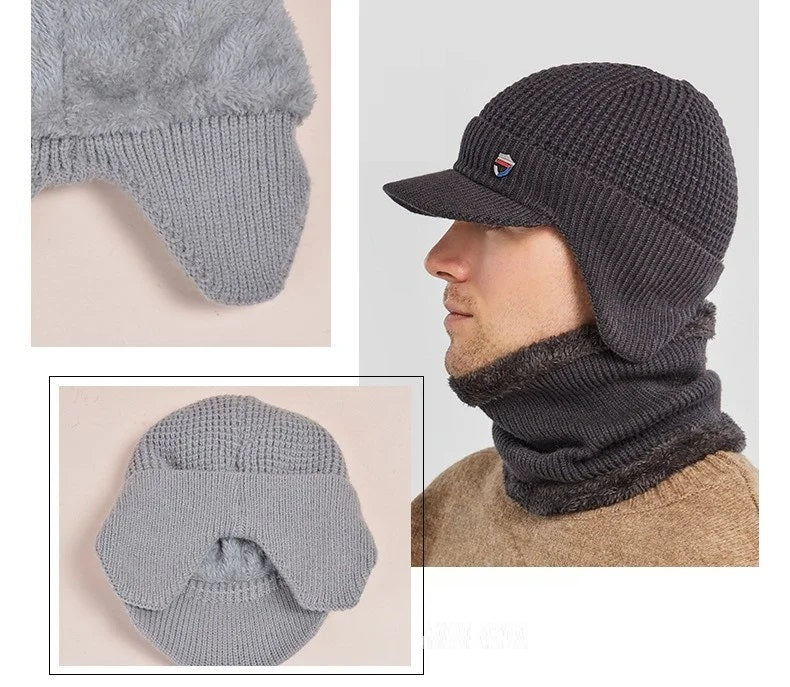 Sammy Jackson™ PlushBlend Muts | Trendy muts met klepdesign