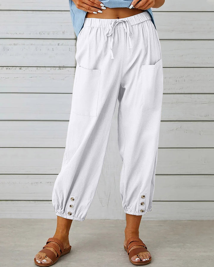 High-Waisted Women's Pants - Olivia