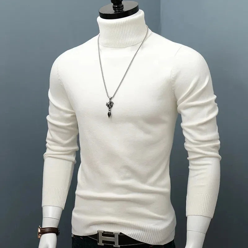 Sammy Jackson™ Marco Slim Turtleneck Sweater | Trendy Slim-Fit Sweater