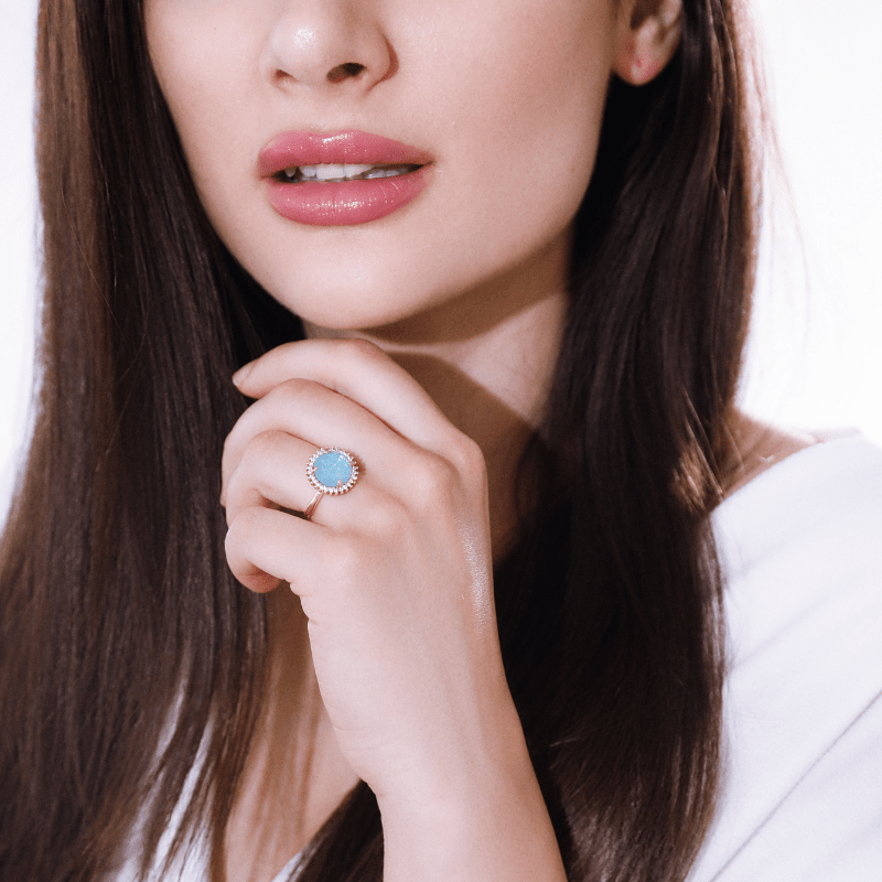 Mystical Shine Cocktail Ring – Elowen