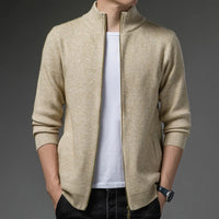 Sammy Jackson™ AutumnKnit Vest | Slimfit vest met ritssluiting