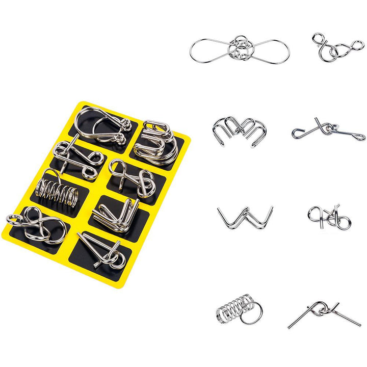 Metalen Puzzelringen Set - BrainTwist