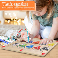 Magnetic Learning Maze for Color and Number Recognition - MazeMagic