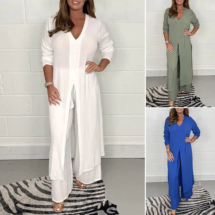Casual Two-Piece Leisure Suit for Women - Nova
