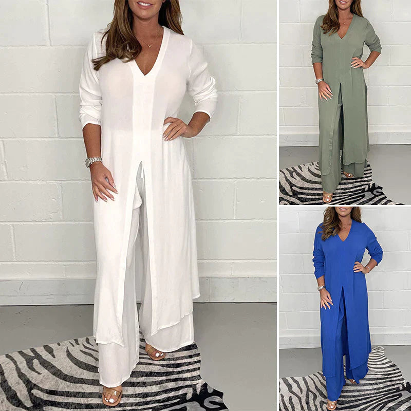 Casual Two-Piece Leisure Suit for Women - Nova