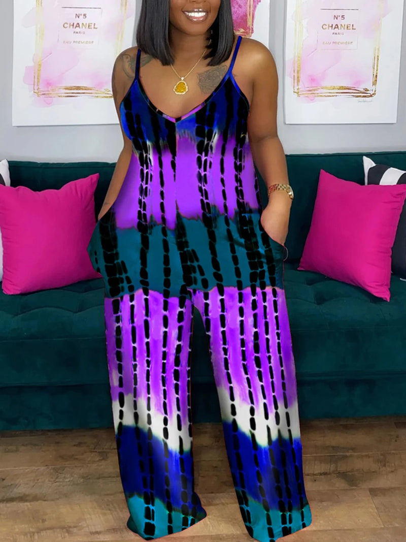 Sammy Jackson™ Noé Plus Size Jumpsuit | Trendy & Summery