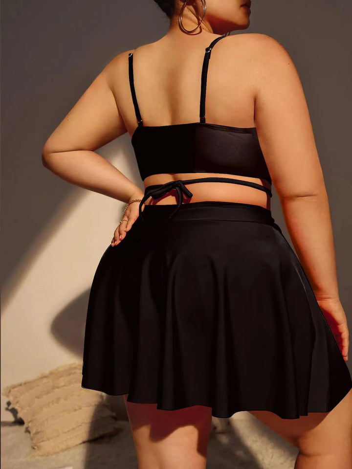 Sammy Jackson™ Fiona Plus-Size Bikini Set | Driedelig & Stijlvol