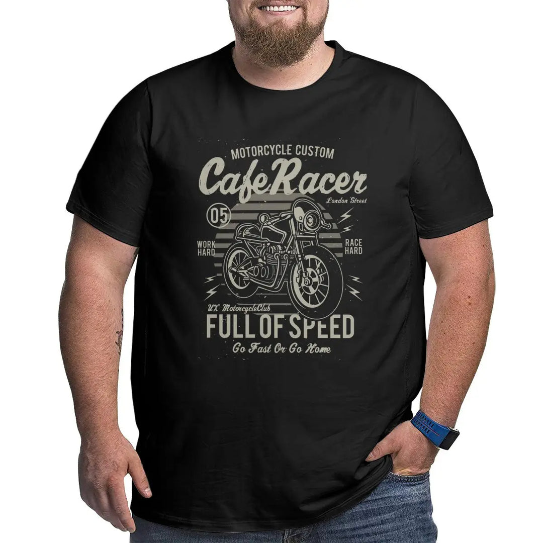 Sammy Jackson™ Full Throttle Motorshirt | Koszulka vintage w rozmiarze plus
