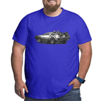 Sammy Jackson™ Back To The Future Delorean T-Shirt | Plus size T-shirt