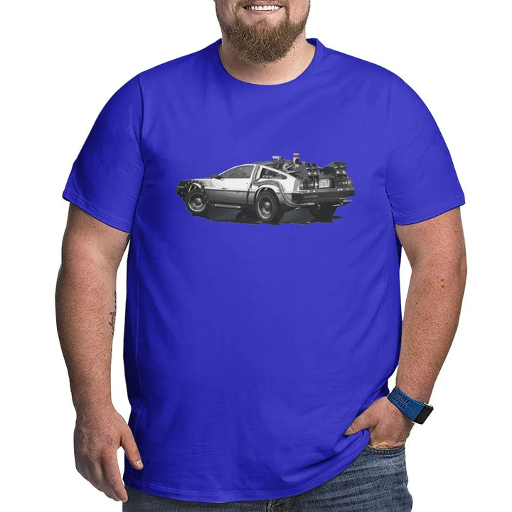 Sammy Jackson™ Back To The Future Delorean T-Shirt | Plus size T-shirt